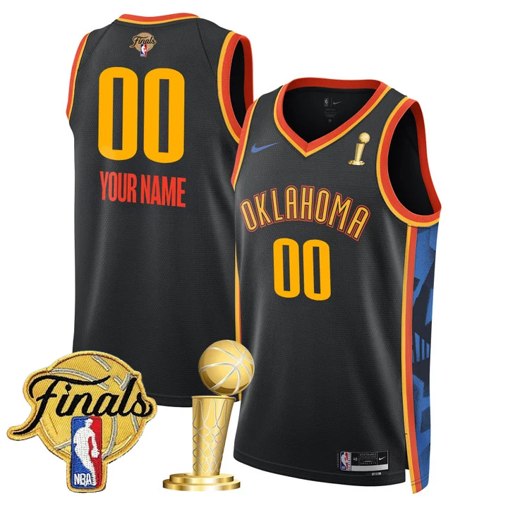 OKC 2024-25 Champions Custom Jersey - All Stitched