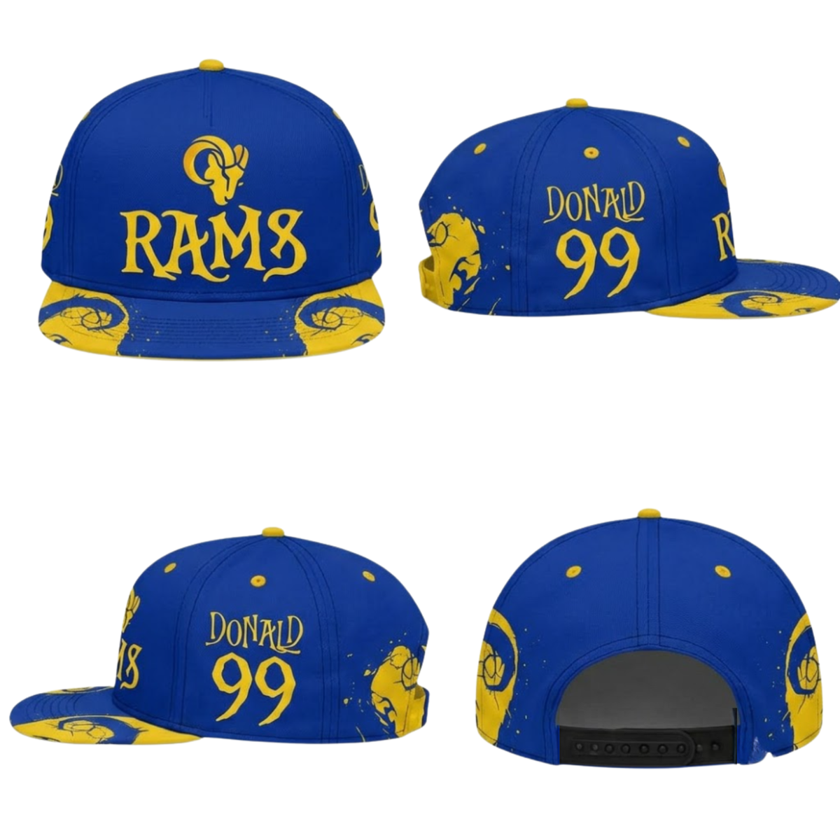 LAR x Nightmare Edition Custom Snapback Cap - Printed