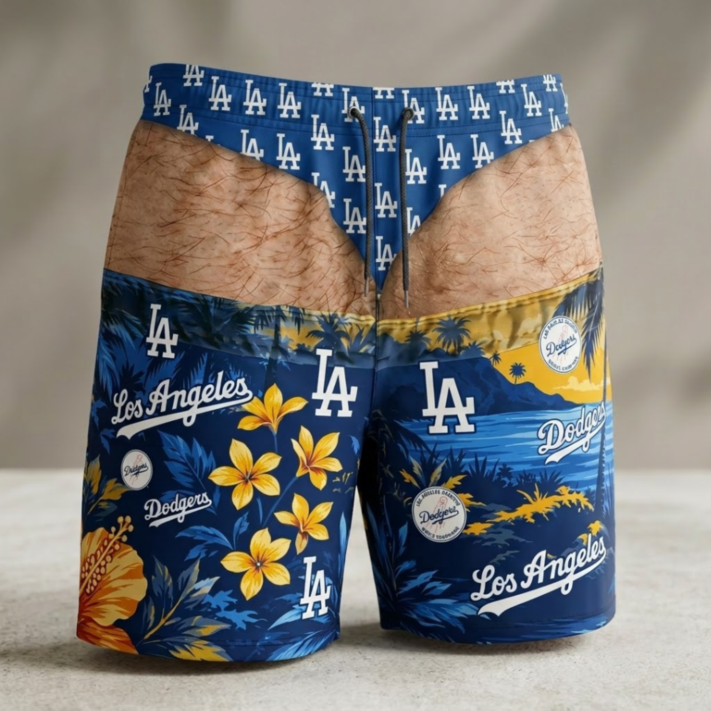 LAD Effect Body Funny Beach Short - Printed