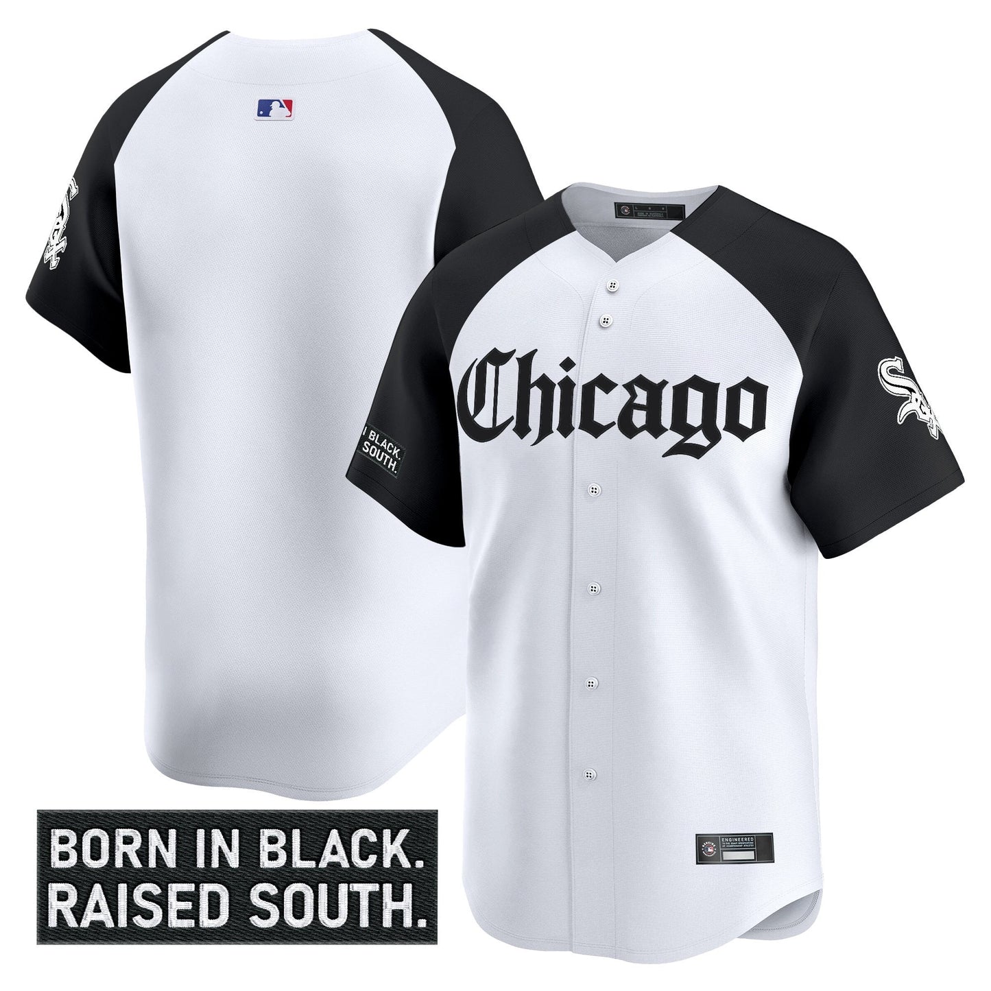 Men's Chicago White Sox 'Gothic South Side Edition' Vapor Premier Limited Jersey - All Stitched