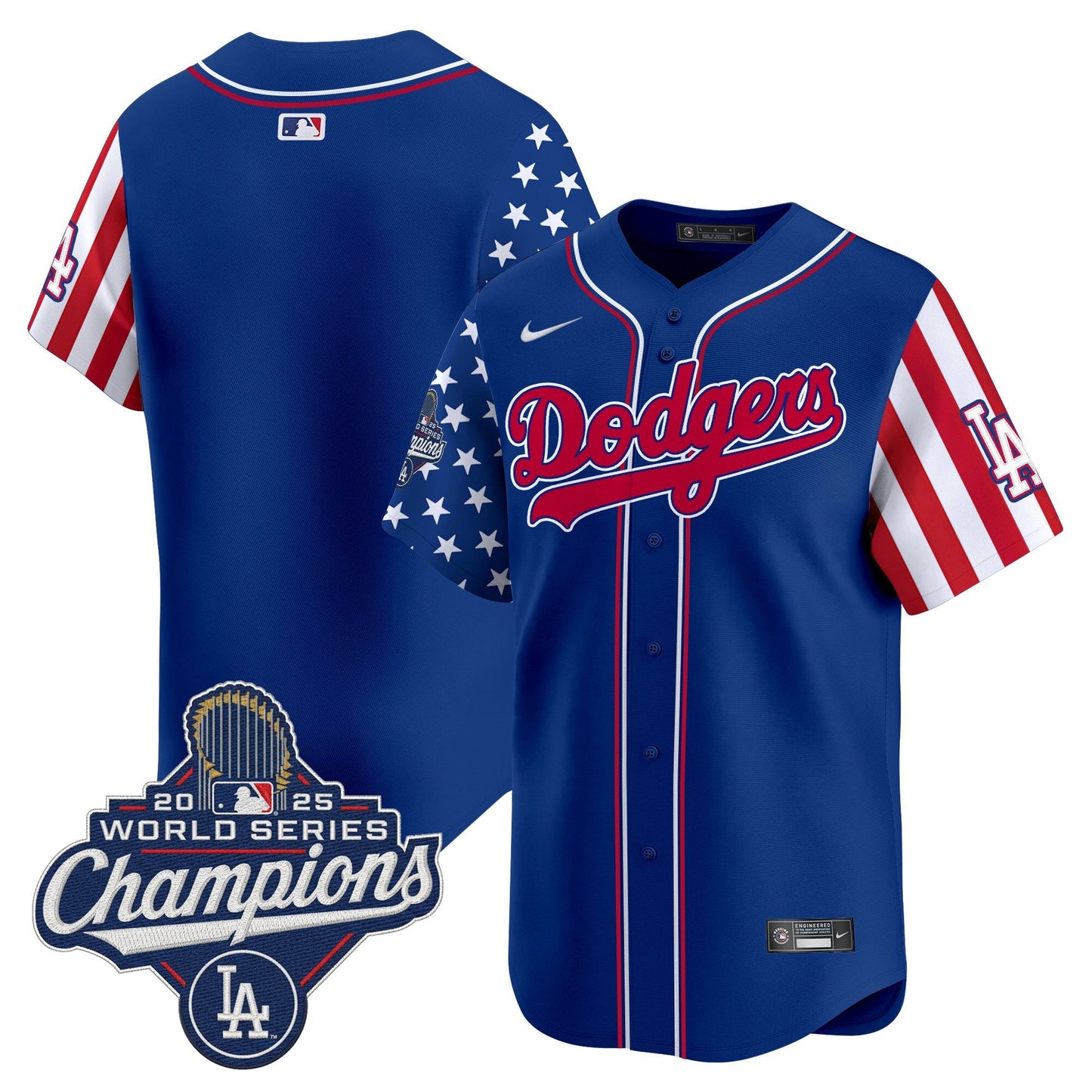 Men's Los Angeles Dodgers "America250 Edition" Vapor Premier Limited Jersey - All Stitched