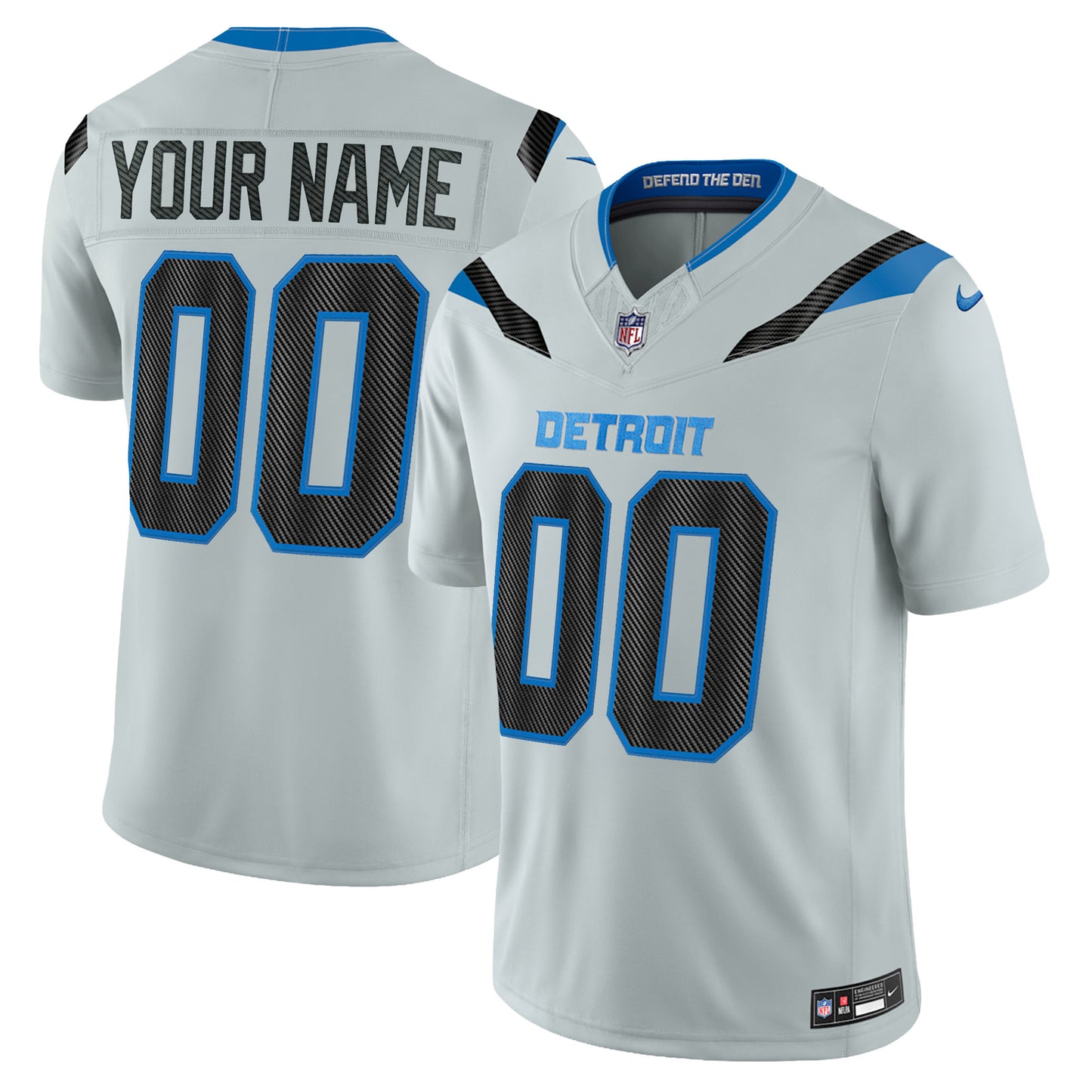Detroit Lions 2026 Rivalries Vapor Limited Custom Jersey - Stitched