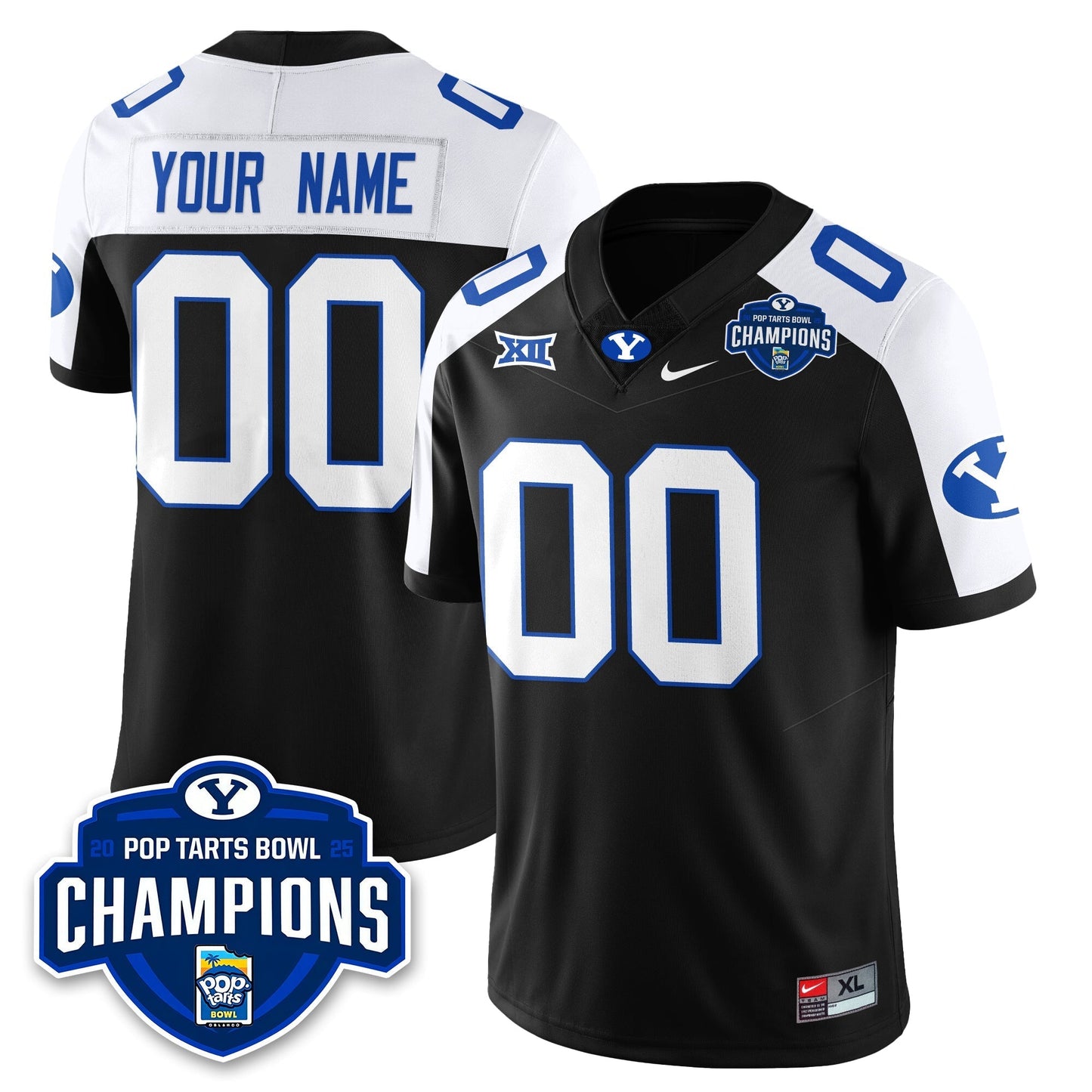 BCS Football 2025 Pop-Tarts Bowl Champions Custom Jersey - All Stitched