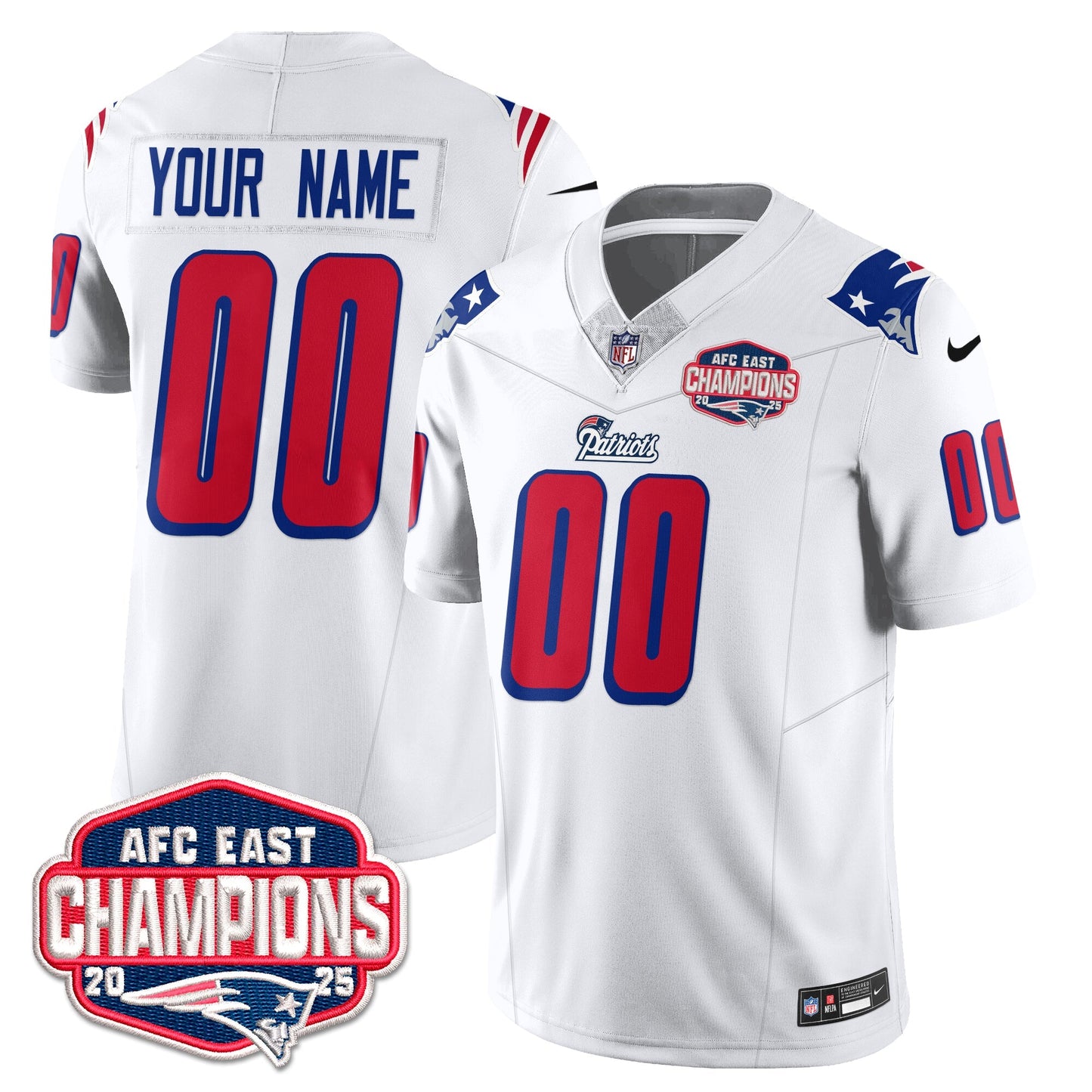 NE 1996 Throwback Limited Vapor Jersey – All Stitched