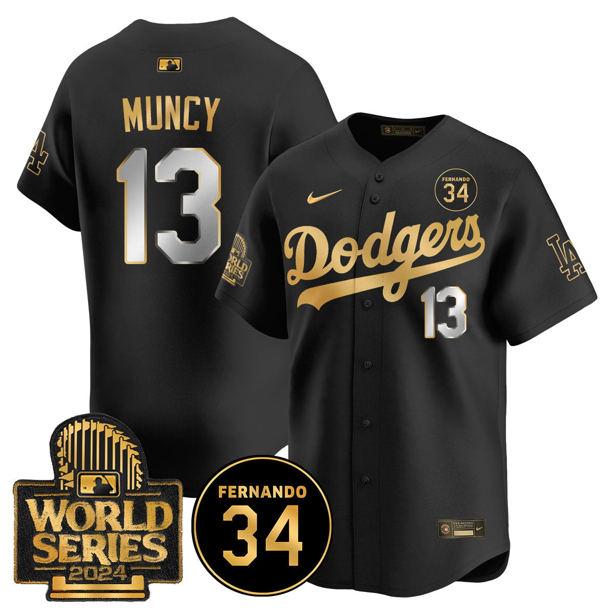 Dodgers Fernando Valenzuela Memorial Jersey - All Stitched