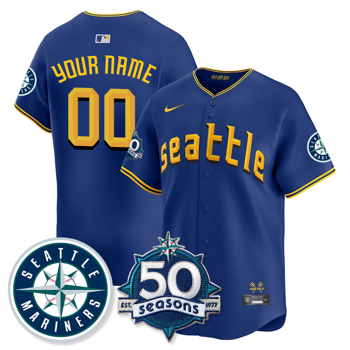 SEA Vapor Premier Limited Jersey - 50th Anniversary - All Stitched