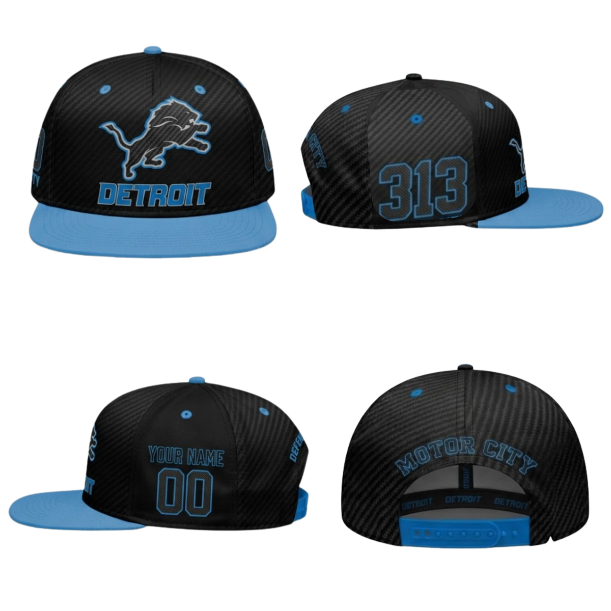 DET 2026 Rivalries Edition Personalized Snapback Cap - Printed