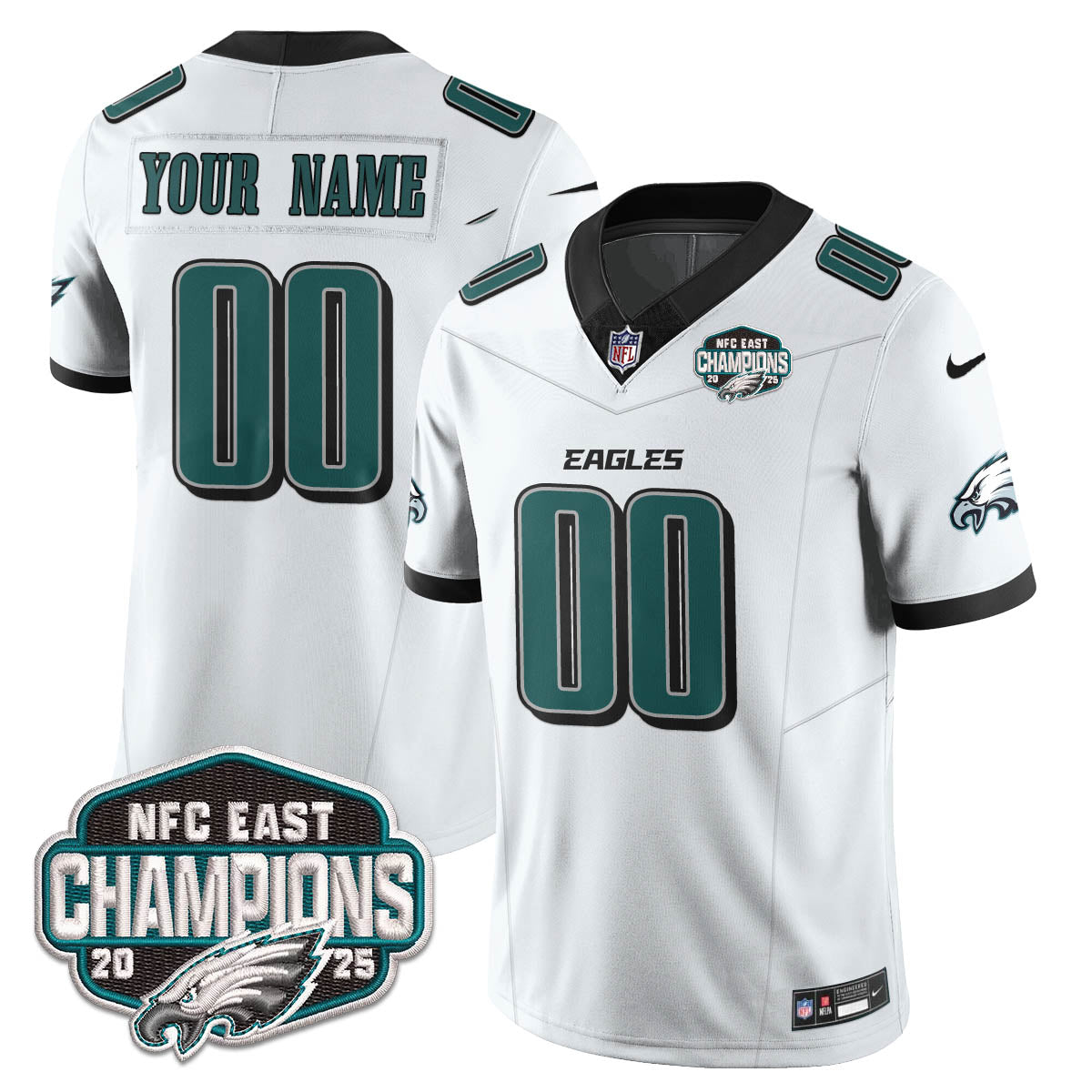 PHI NFC East Champions Vapor Limited Jersey - All Stitched