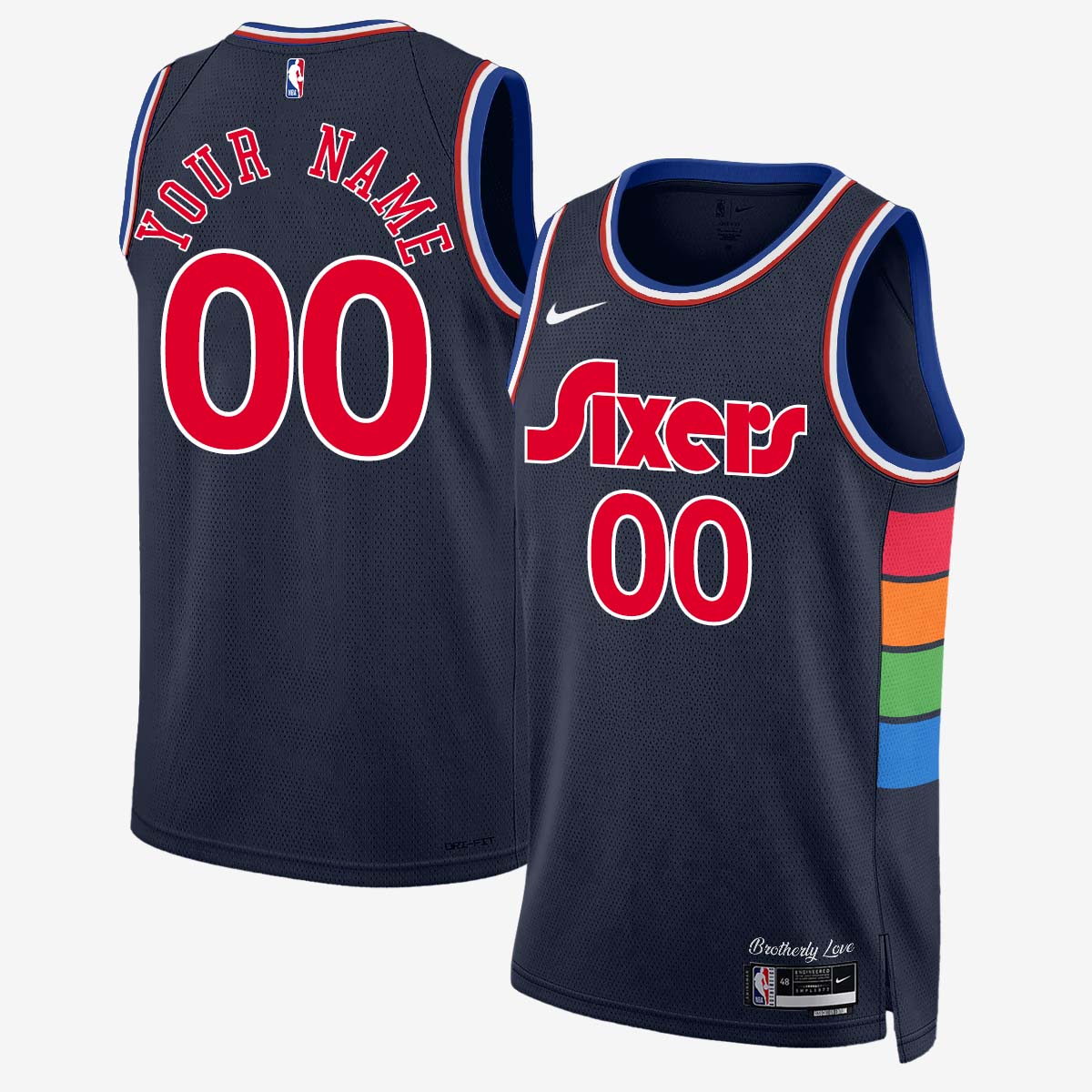 PHI Superteam Custom Vapor Jersey - Stitched