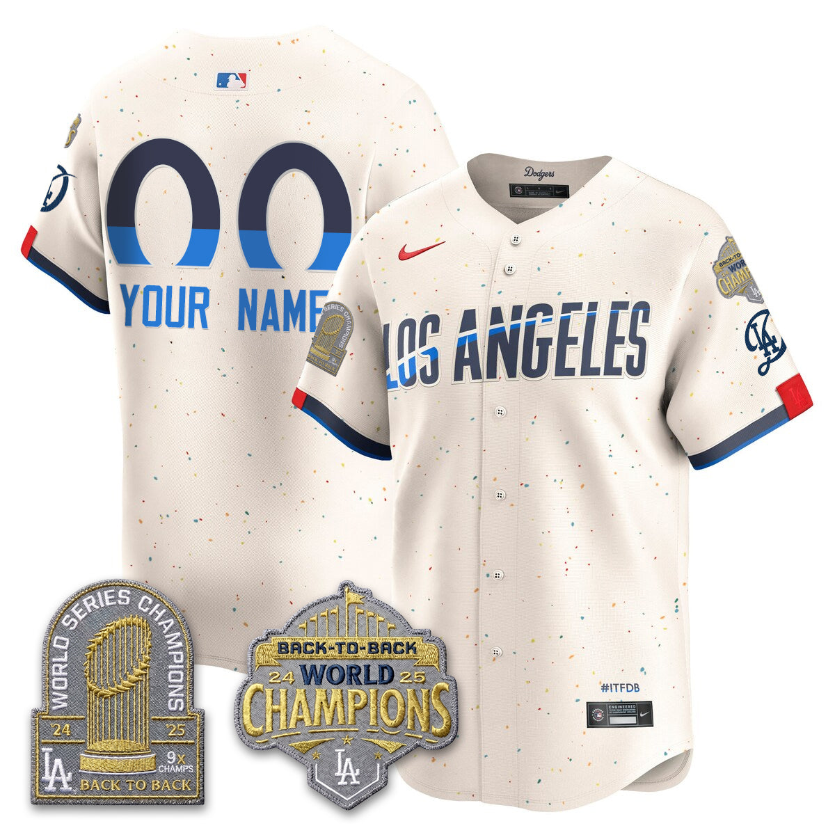 CUSTOM LAD Gold Collection Vapor Limited Jersey - 9x & B2B Champs - All Stitched
