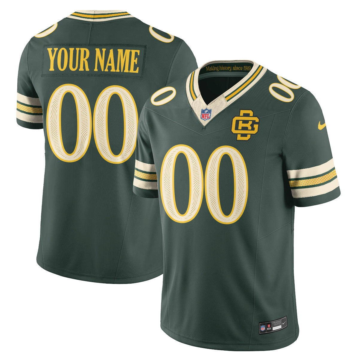 GB 2026 Rivalries Vapor Custom Jersey - Stitched