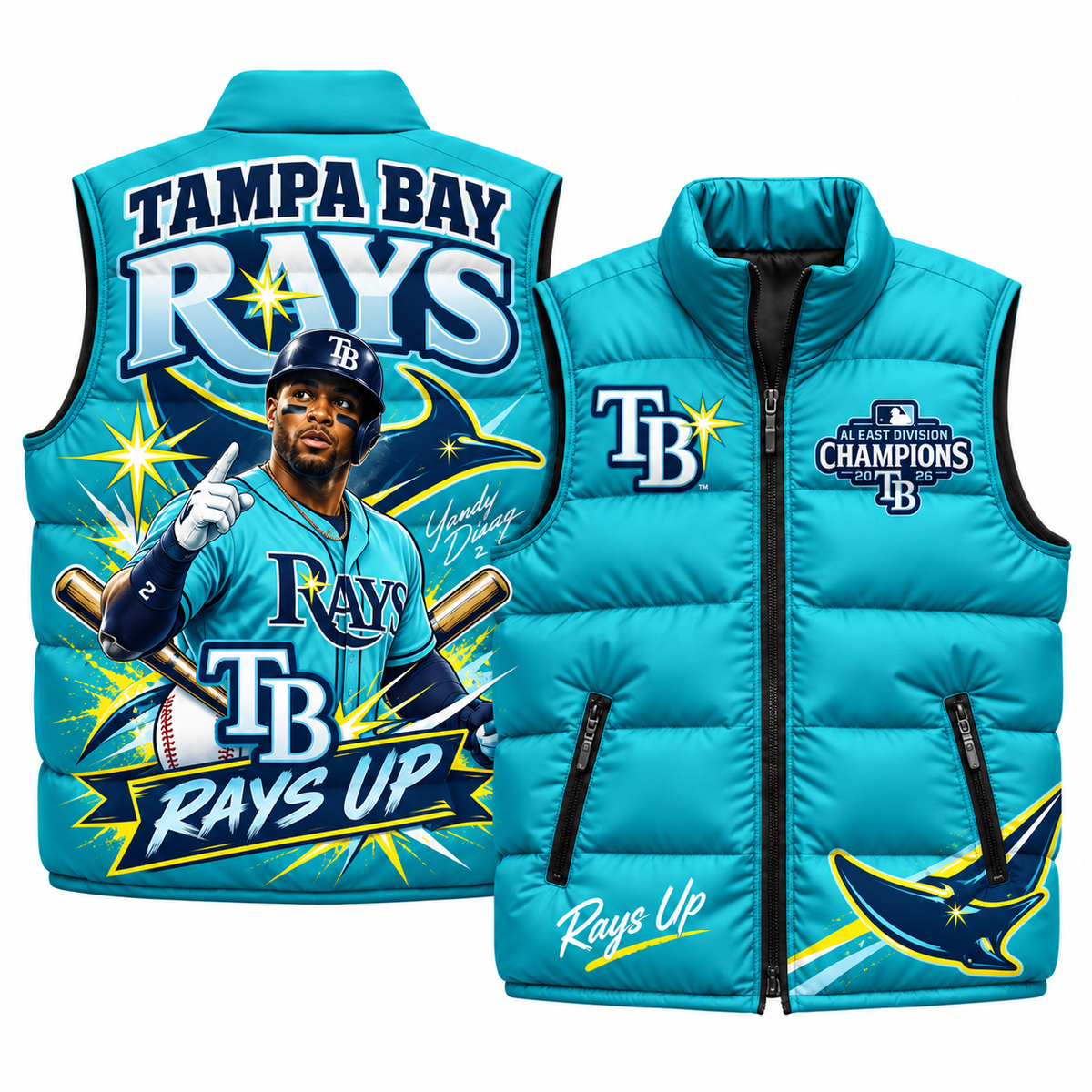 TB #2 Yandy Díaz Puffer Vest - Printed