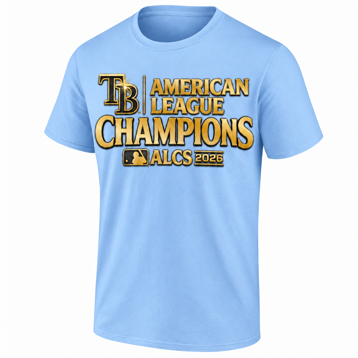TBR American League Champions 2026 Gold Style One Side T-Shirt - Printed