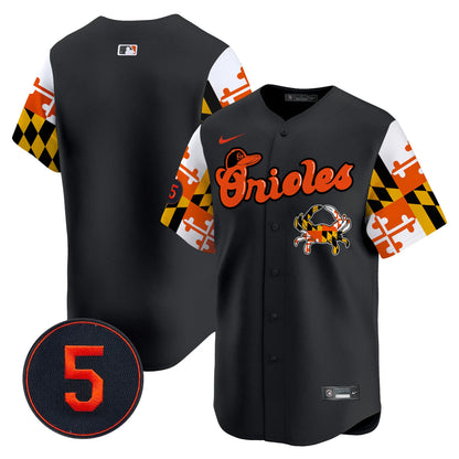 Baltimore Orioles Robinson Patch Vapor Premier Limited Jersey - All Stitched