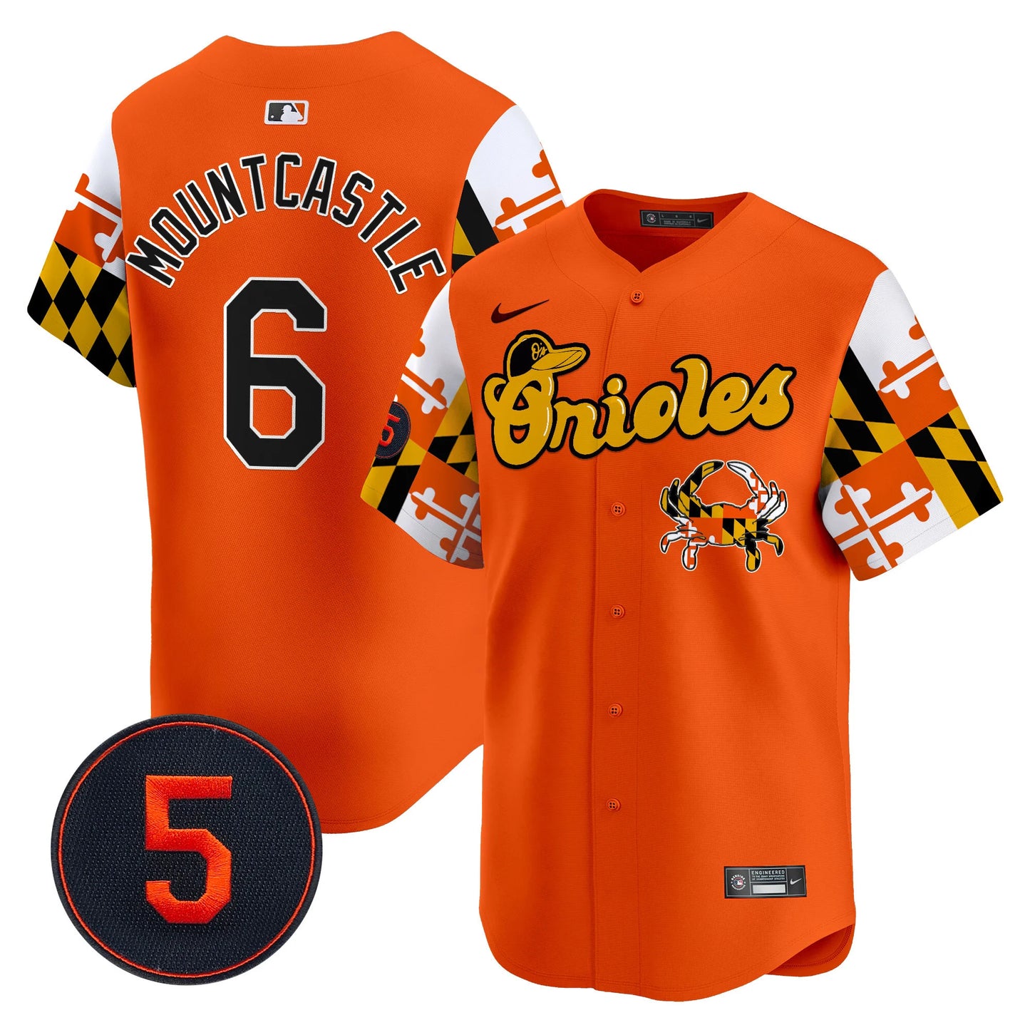 Baltimore Orioles Robinson Patch Vapor Premier Limited Jersey - All Stitched