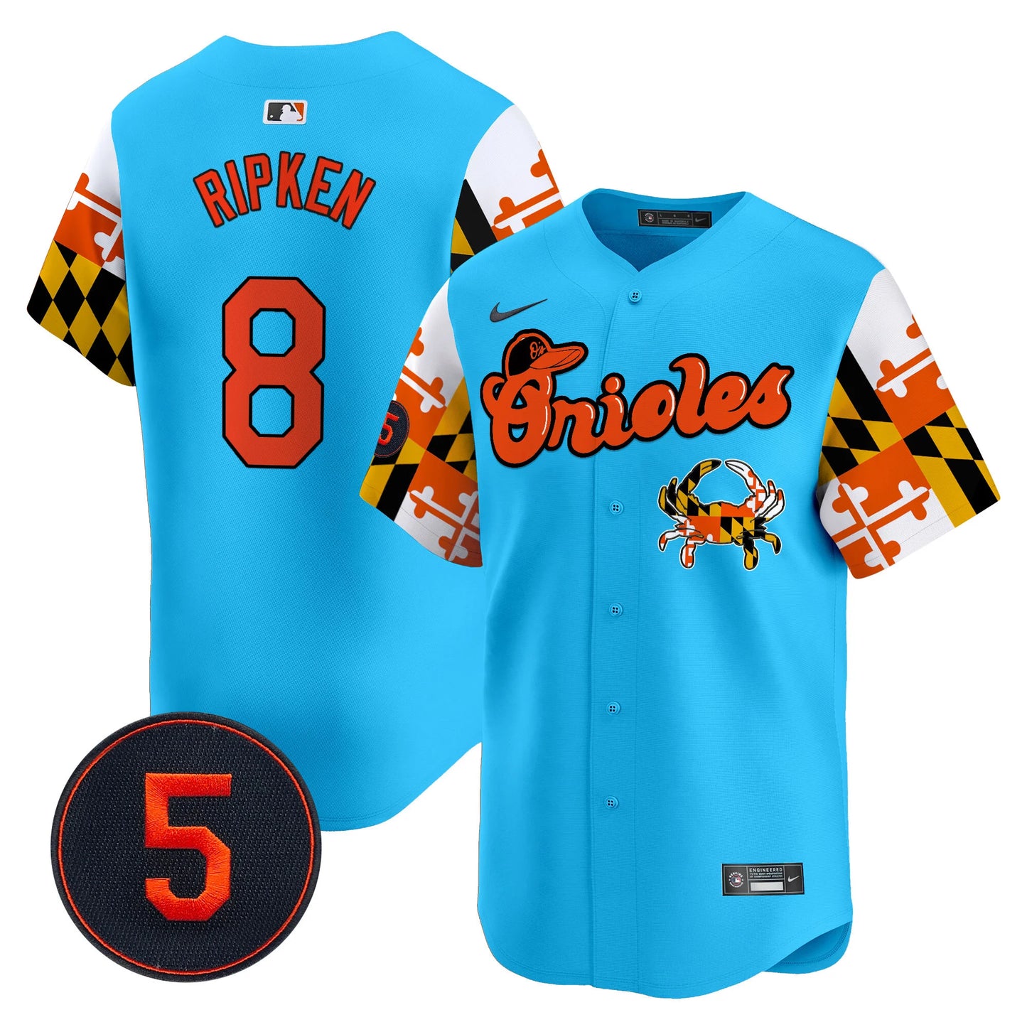 Baltimore Orioles Robinson Patch Vapor Premier Limited Jersey - All Stitched