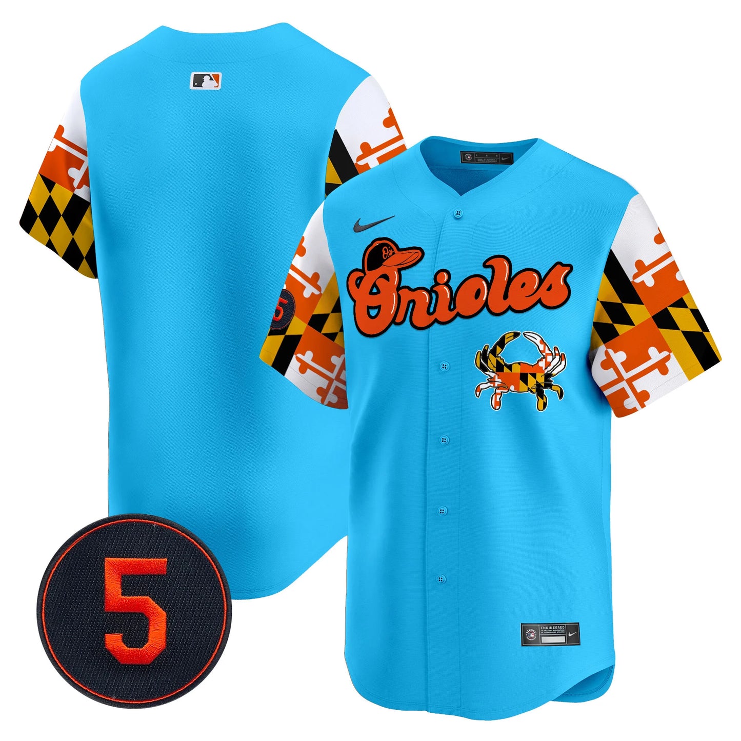 Baltimore Orioles Robinson Patch Vapor Premier Limited Jersey - All Stitched