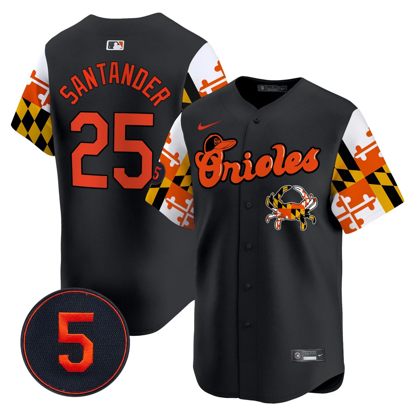 Baltimore Orioles Robinson Patch Vapor Premier Limited Jersey - All Stitched