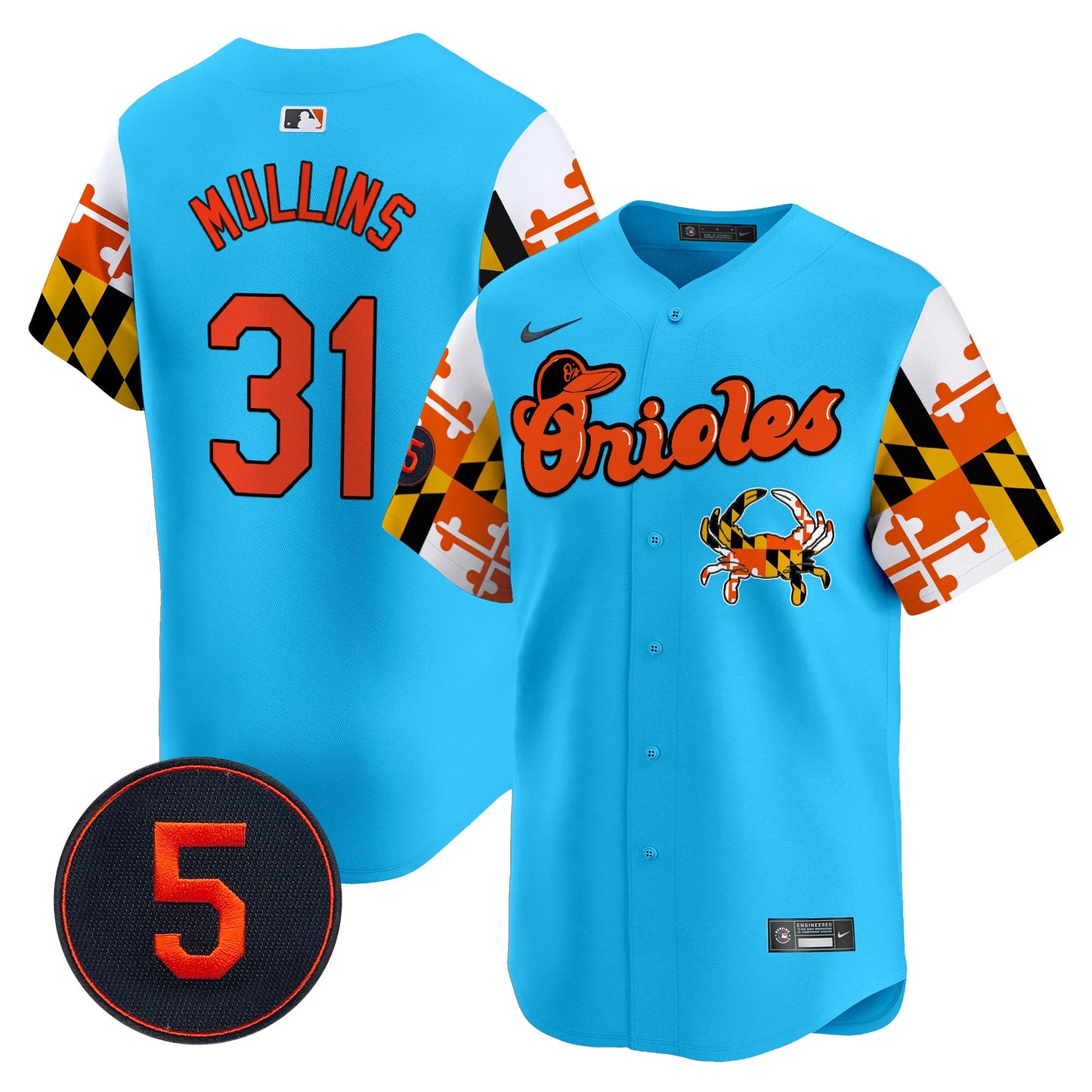 Baltimore Orioles Robinson Patch Vapor Premier Limited Jersey - All Stitched