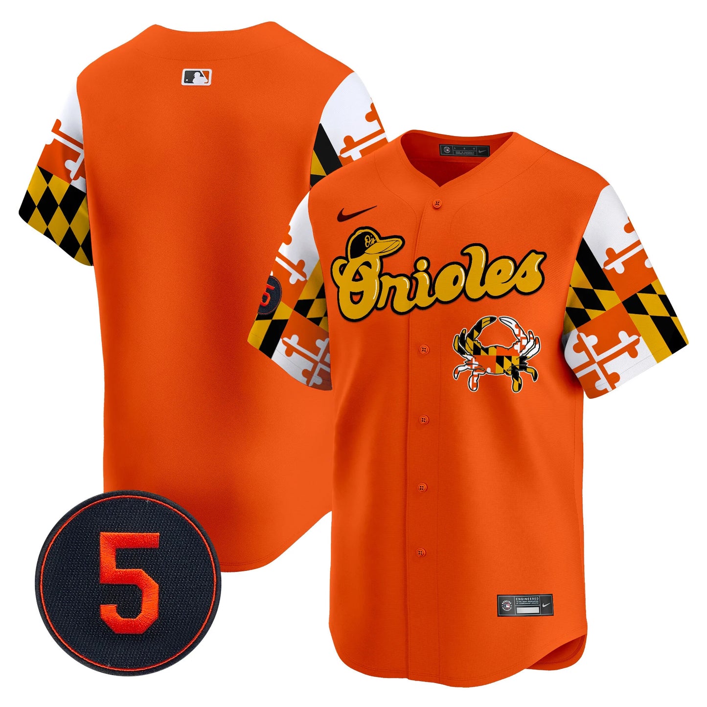 Baltimore Orioles Robinson Patch Vapor Premier Limited Jersey - All Stitched