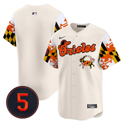 Baltimore Orioles Robinson Patch Vapor Premier Limited Jersey - All Stitched