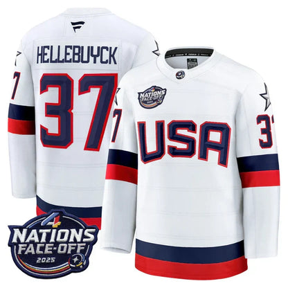 USA 4 Nations Face-Off 2025 Premium Jersey - All Stitched