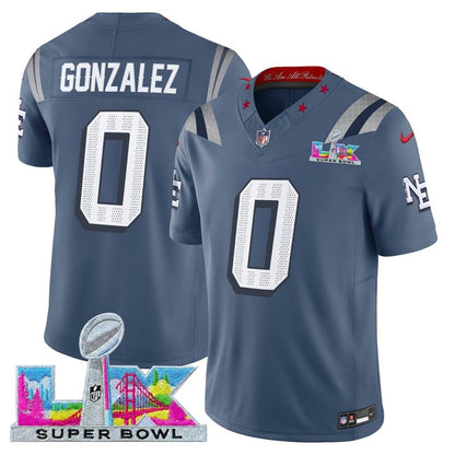 NE 2025 Super Bowl LX Vapor Limited Jersey N8 - All Stitched