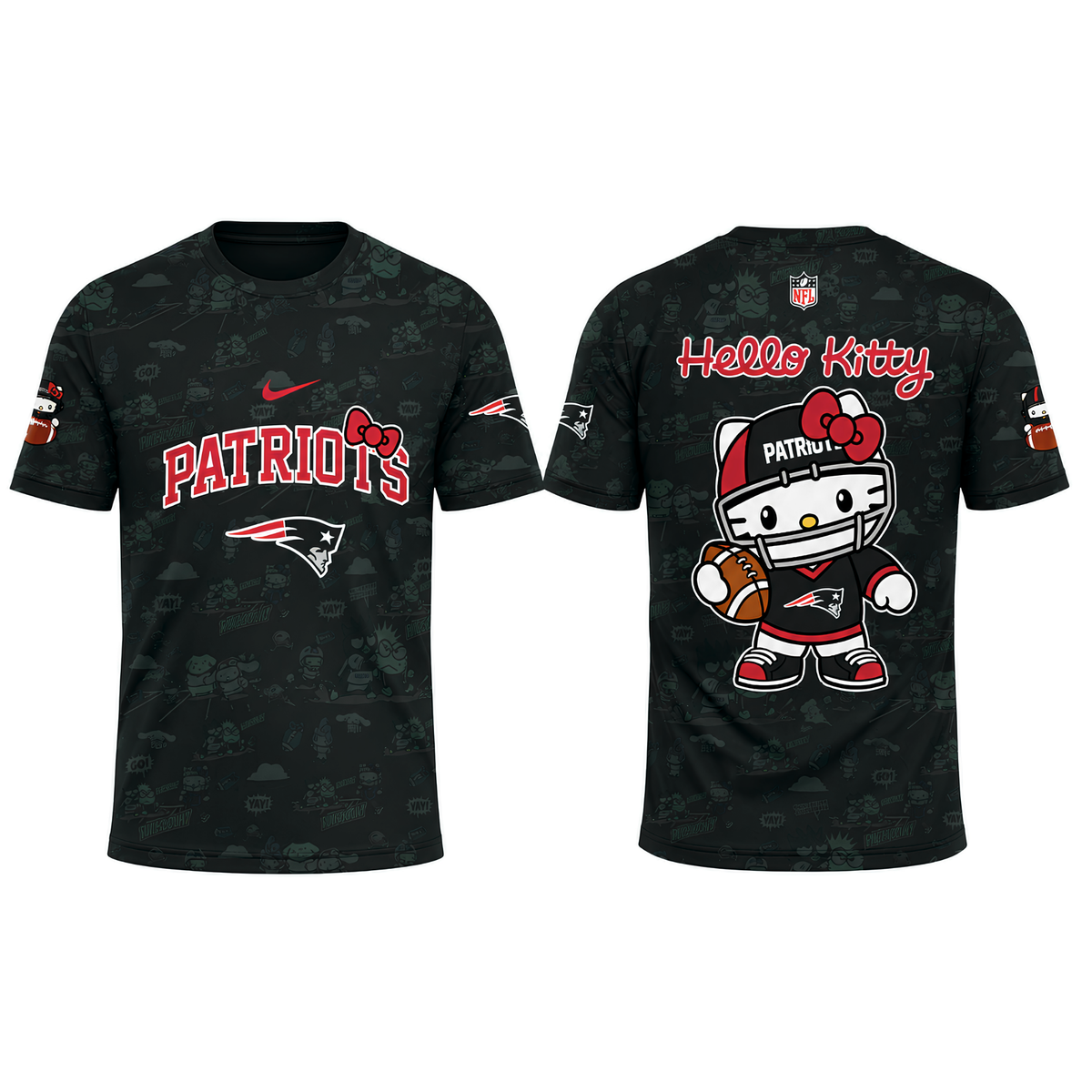 NE x Meow KT 2026 Cute Graphic 3D T-Shirt - Printed