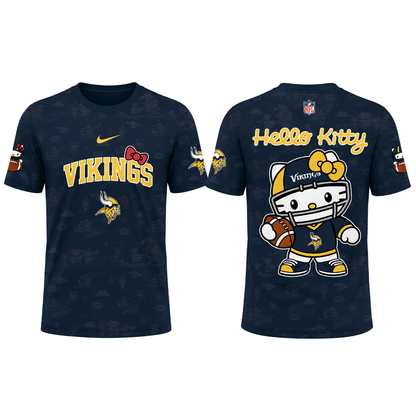 MIN x Meow KT 2026 Cute Graphic 3D T-Shirt - Printed