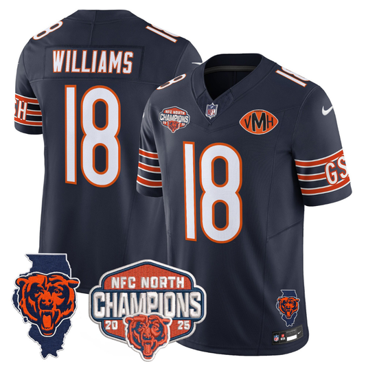 CHI 2025 NFC North Champions Patch Jersey V2 - Stitched