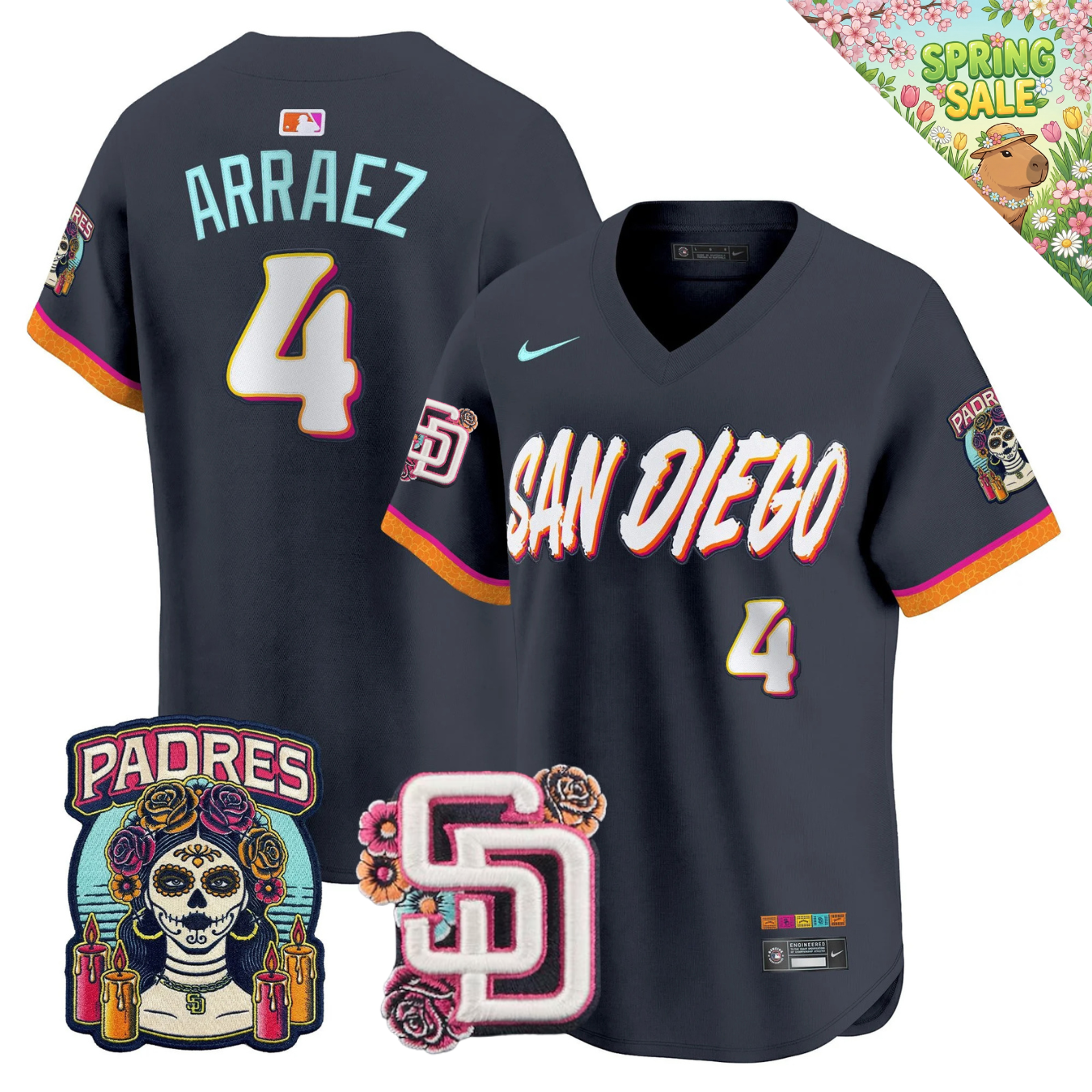 SD 2026 City Connect Vapor Premier Limited Jersey V2 - All Stitched