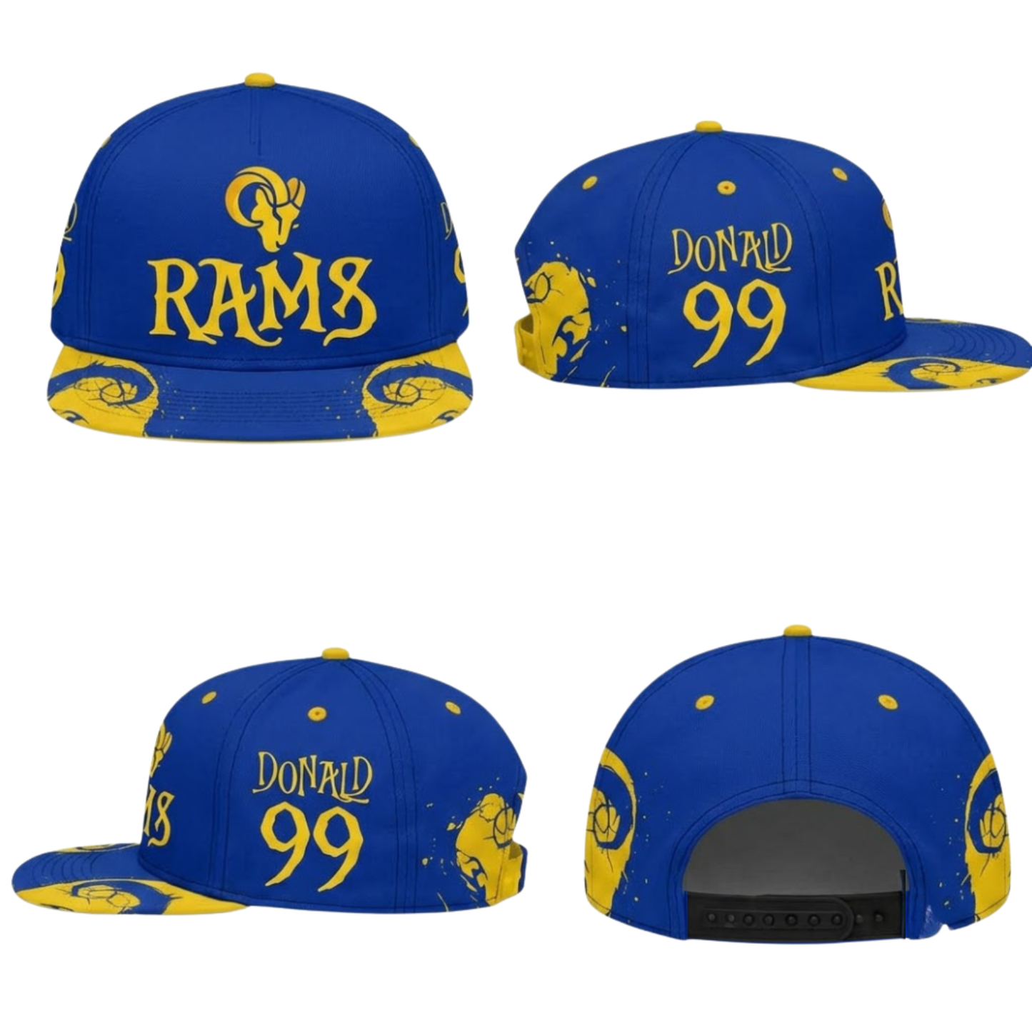 LAR x Nightmare Edition Custom Snapback Cap - Printed