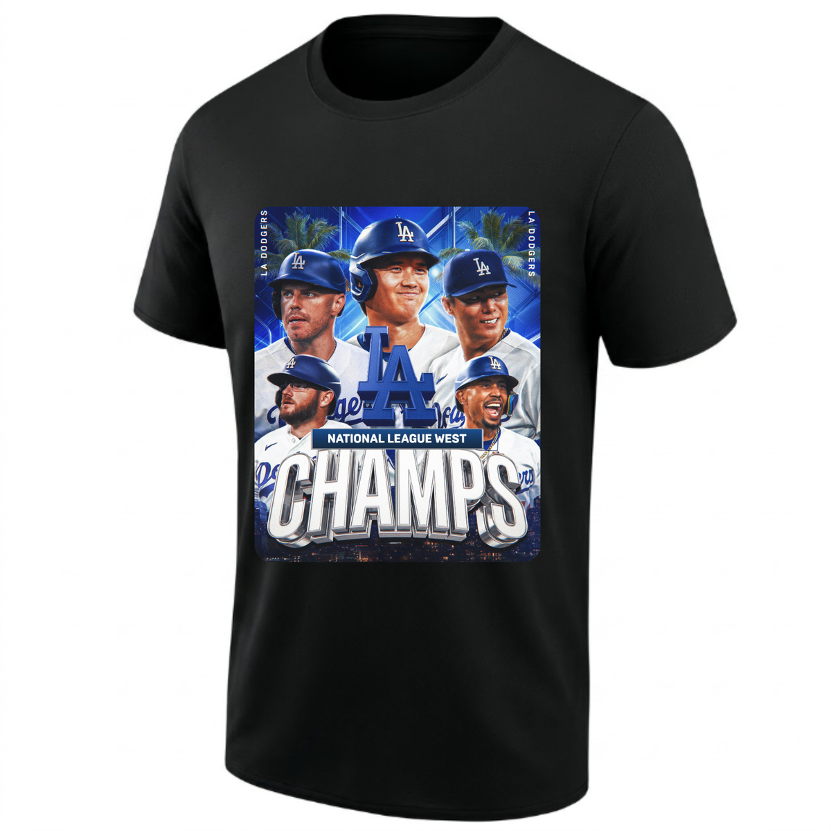 LAD 2026 NL WEST CHAMPS One Side T-Shirt - Printed