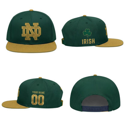 ND 2026 Shamrock Series Custom Snapback Cap - Printed
