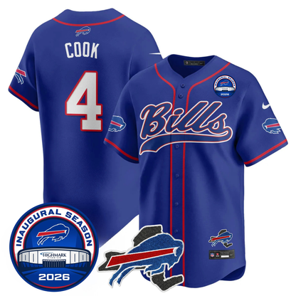 BUF 2025 Inaugural Season Patch Vapor Baseball Jersey - Stitched