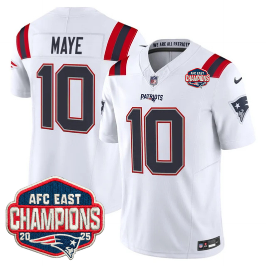 NE AFC East Champions Patch Vapor Limited Jersey - Stitched