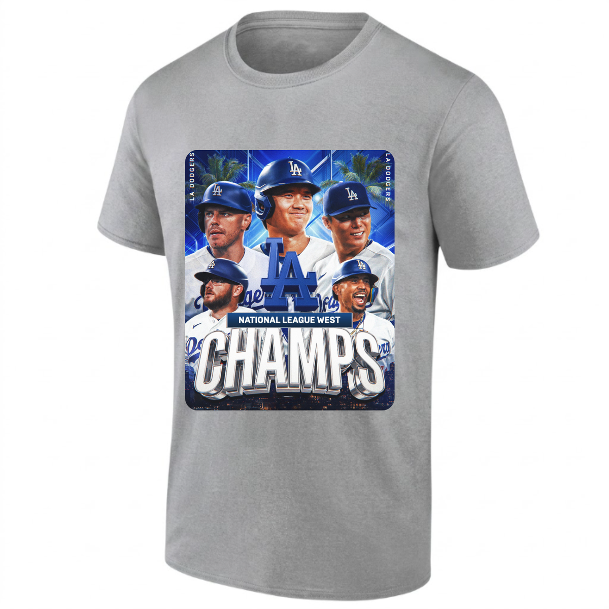 LAD 2026 NL WEST CHAMPS One Side T-Shirt - Printed