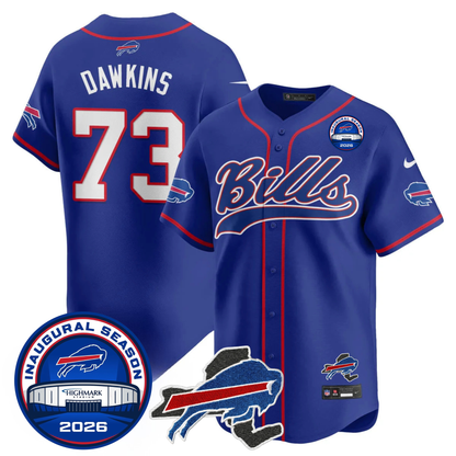 BUF 2025 Inaugural Season Patch Vapor Baseball Jersey - Stitched