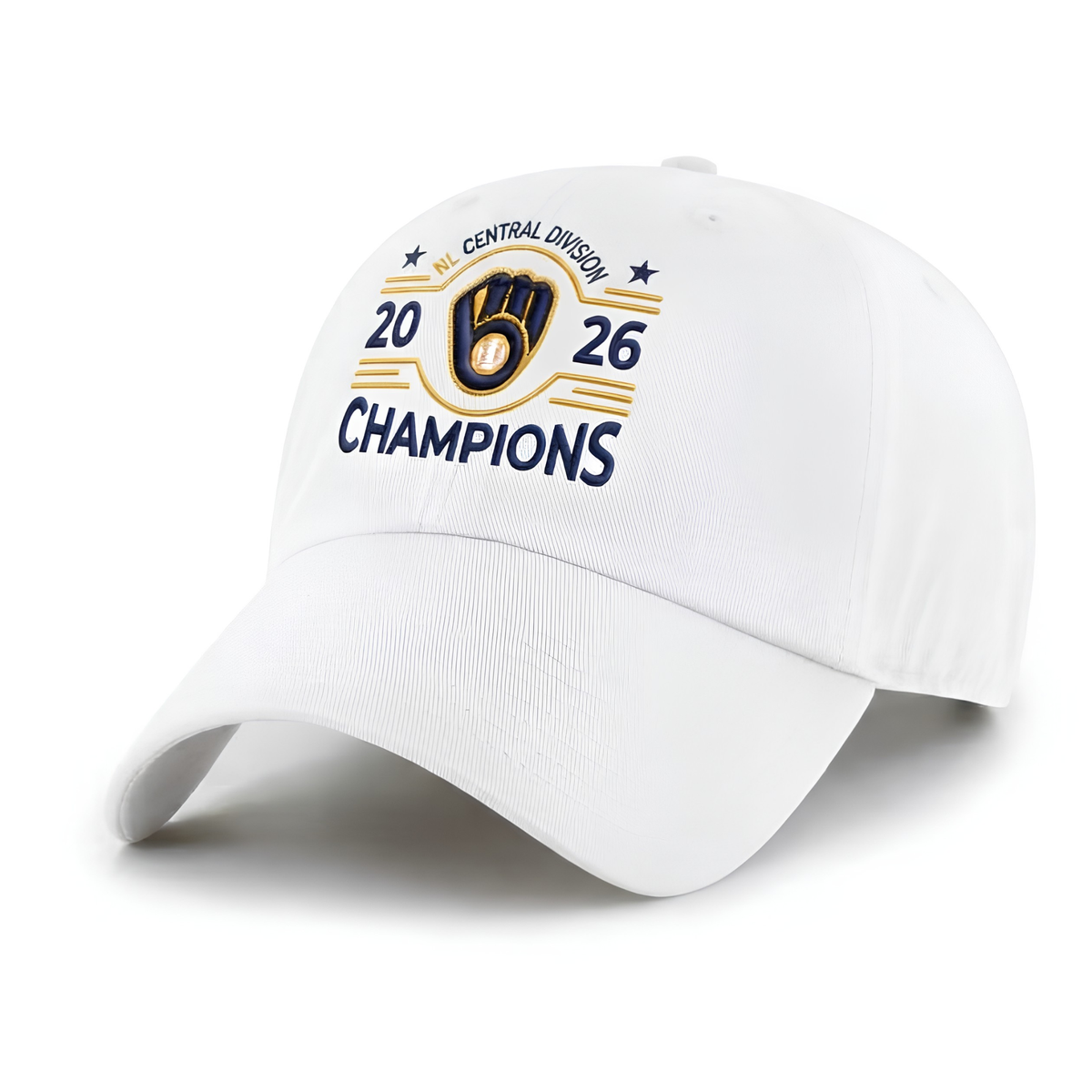MIL 2026 NL Central Division Champions Baseball Cap - Embroidered