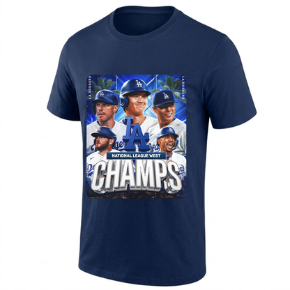 LAD 2026 NL WEST CHAMPS One Side T-Shirt - Printed