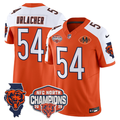 CHI 2025 NFC North Champions Patch Jersey V2 - All Stitched