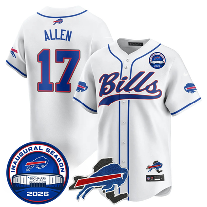 BUF 2025 Inaugural Season Patch Vapor Baseball Jersey - Stitched