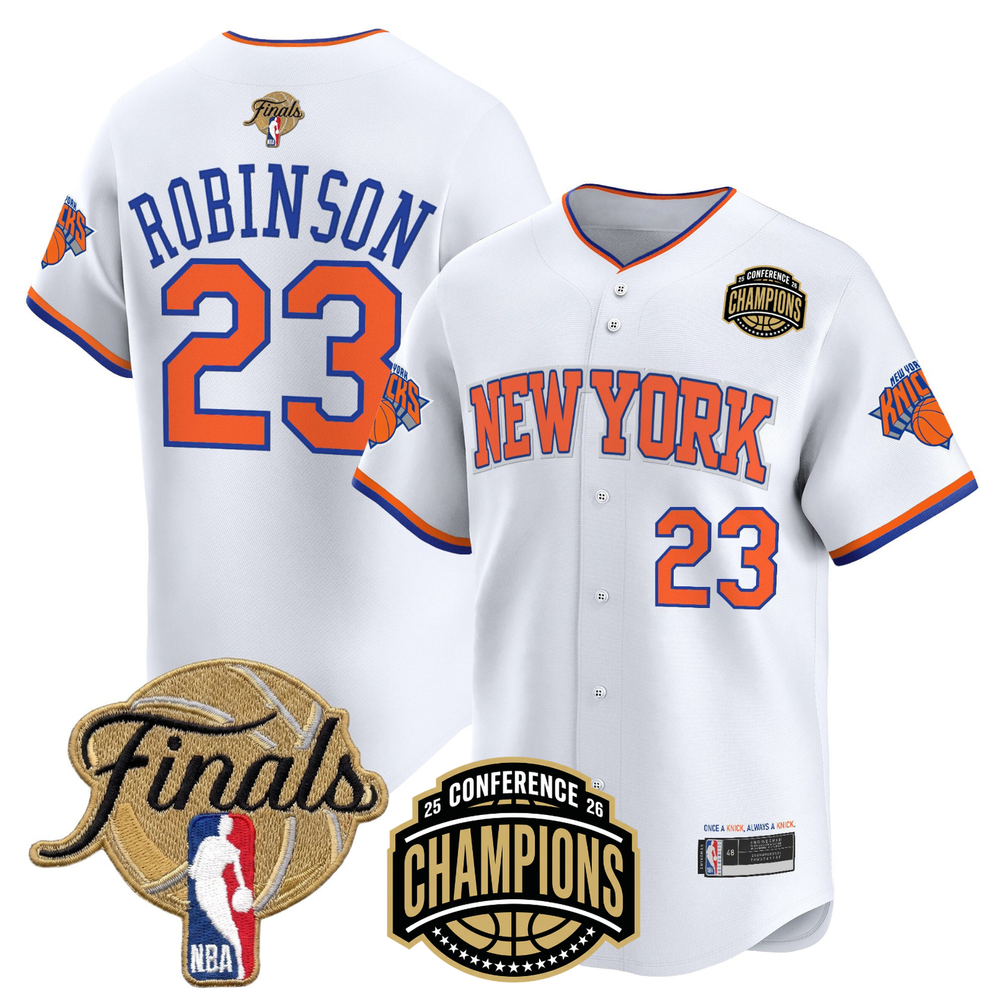 NYK 2026 Finals Vapor Baseball Gold Jersey - All Stitched
