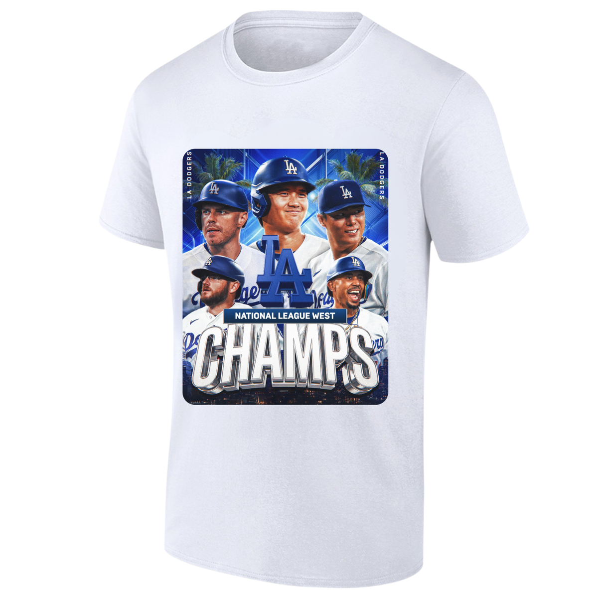 LAD 2026 NL WEST CHAMPS One Side T-Shirt - Printed