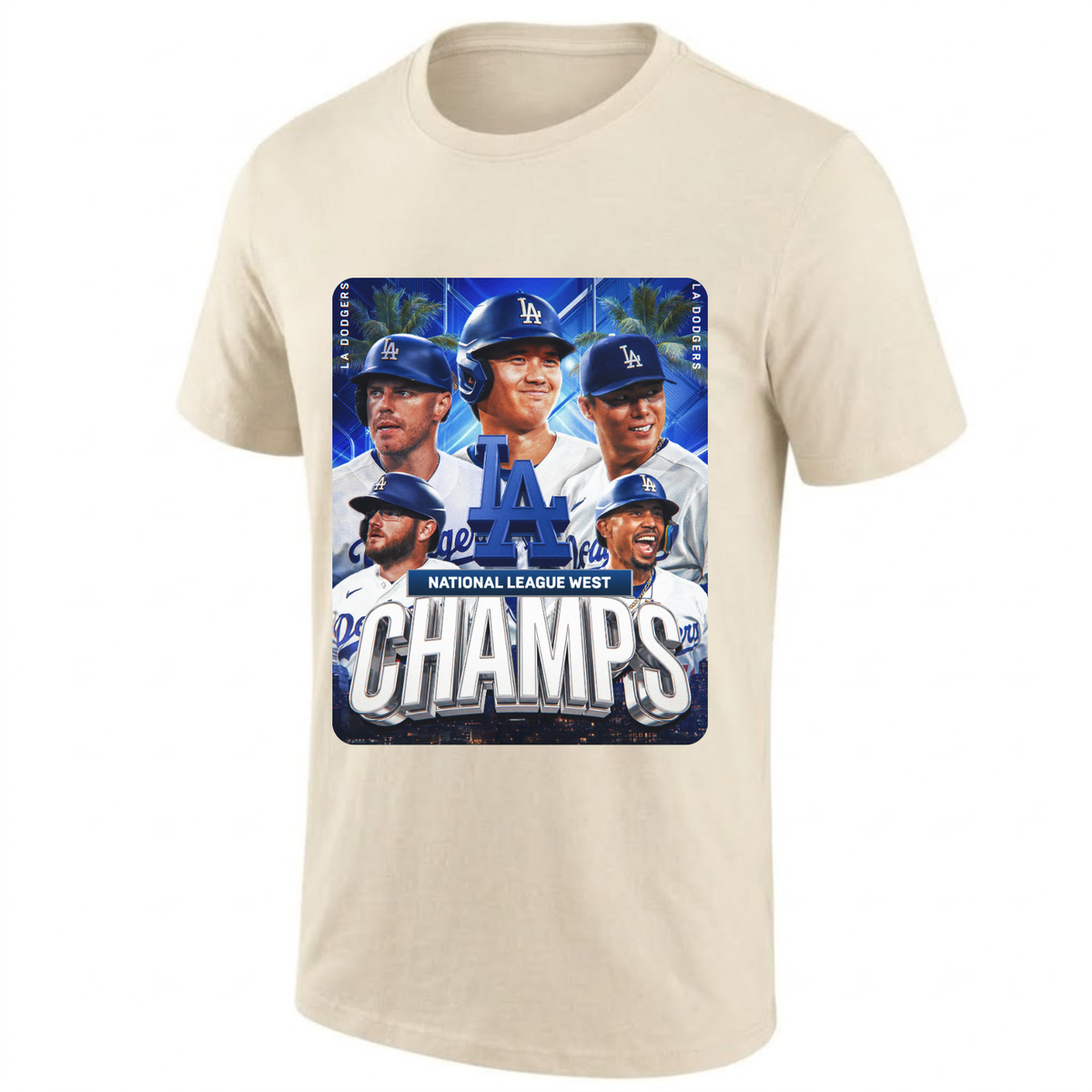 LAD 2026 NL WEST CHAMPS One Side T-Shirt - Printed