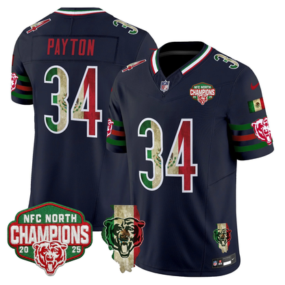 CHI Mexico NFC North Champions 2025 Patch Limited Jersey - Stitched