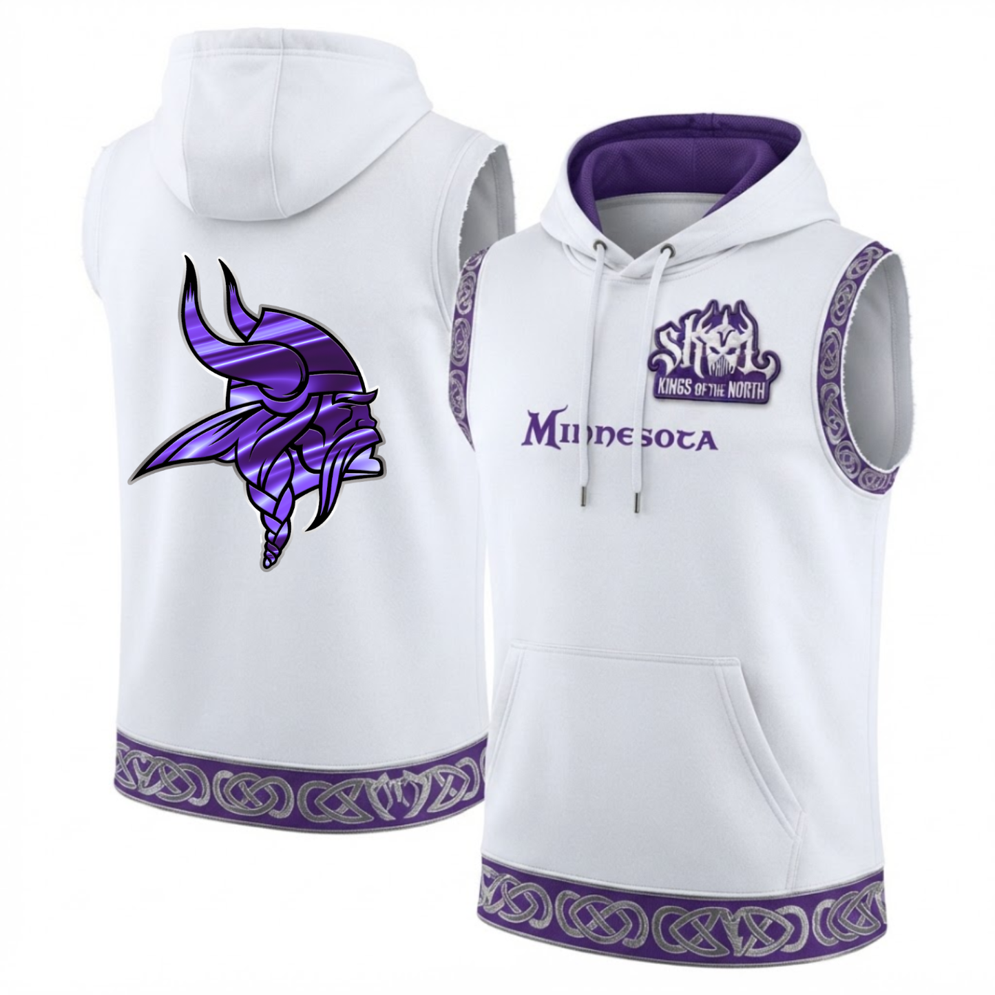 MIN Fan Gear Edition Sleeveless Hoodie Tank Top - Printed