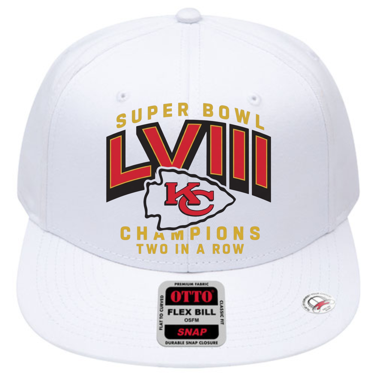 KC Super Bowl Champions Snapback Cap - Printed