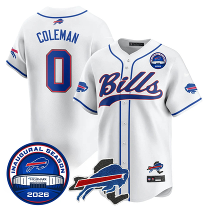BUF 2025 Inaugural Season Patch Vapor Baseball Jersey - Stitched