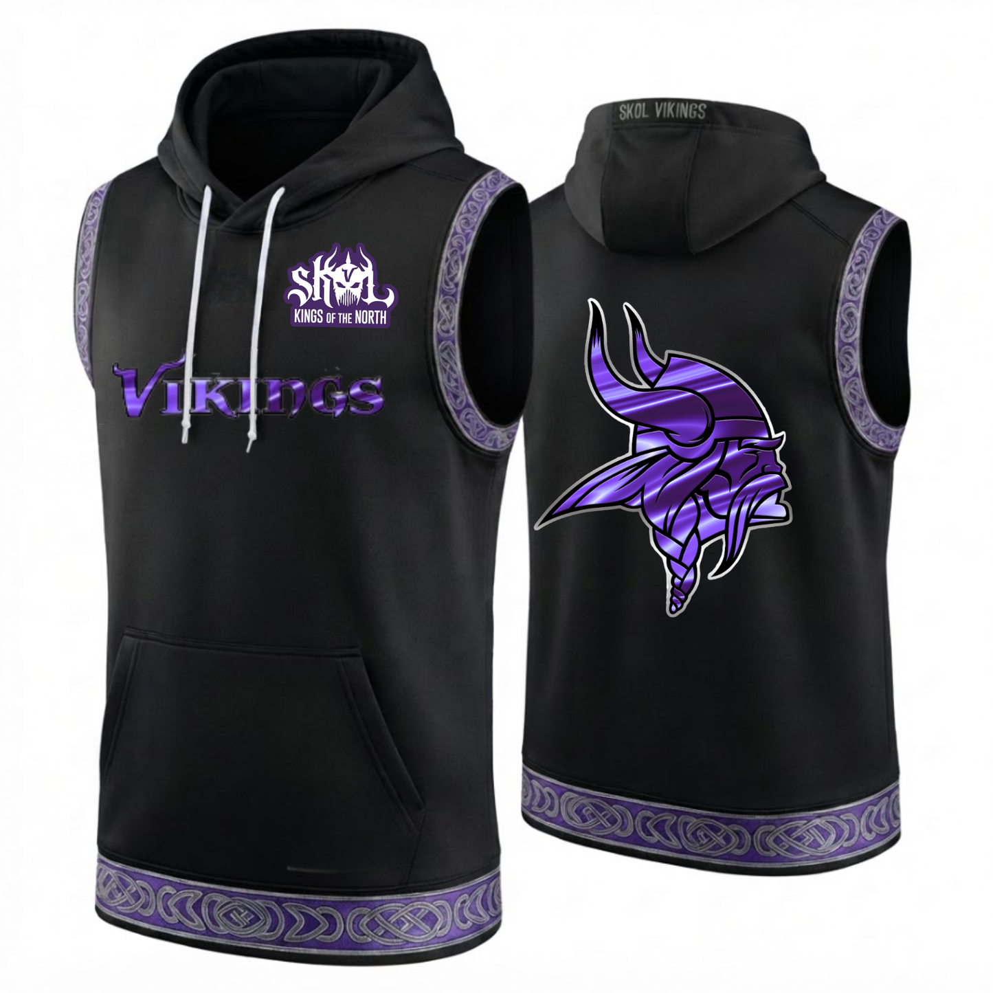 MIN Fan Gear Edition Sleeveless Hoodie Tank Top - Printed